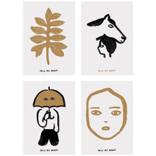 Load image into Gallery viewer, Black & Gold (set of 8)