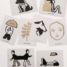 Load image into Gallery viewer, Black & Gold (set of 8)